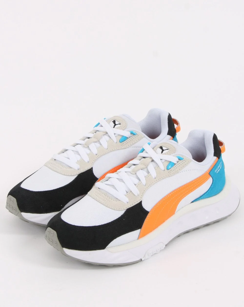 Puma Wild Rider Rollin Trainer White/Orange - Image 3