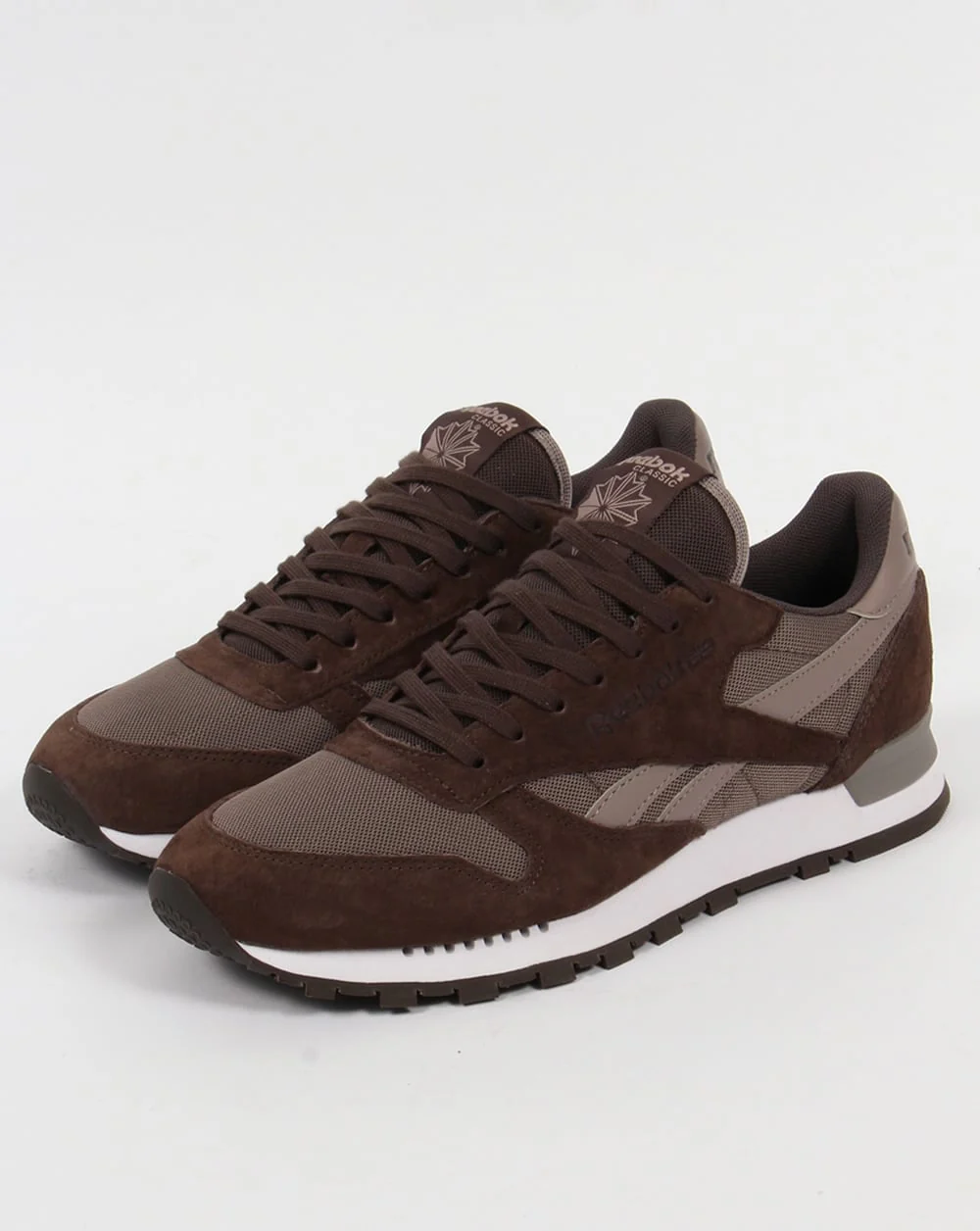 Reebok Classic Leather Clip Trainers Cliff/Stone - Image 4