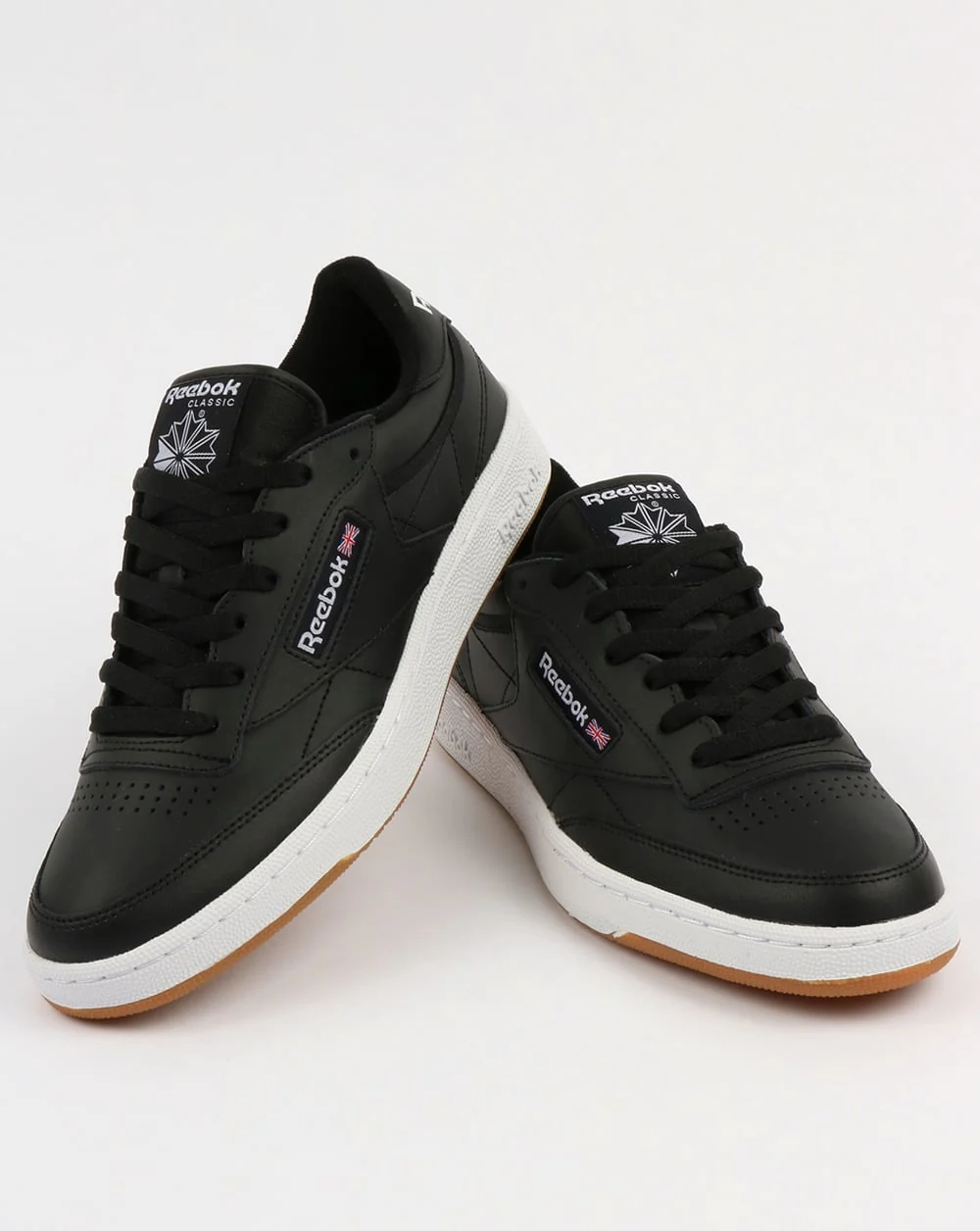 Reebok Club C 85 Trainers Black/White - Image 3
