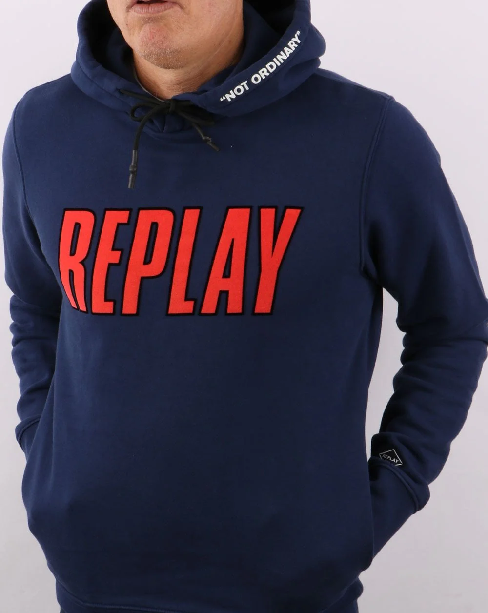Replay Hoodie Navy - Image 3
