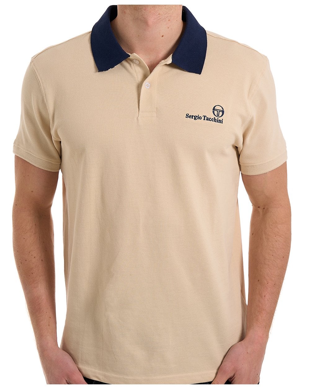 Sergio Tacchini Bondi Polo Shirt Sand - Image 3