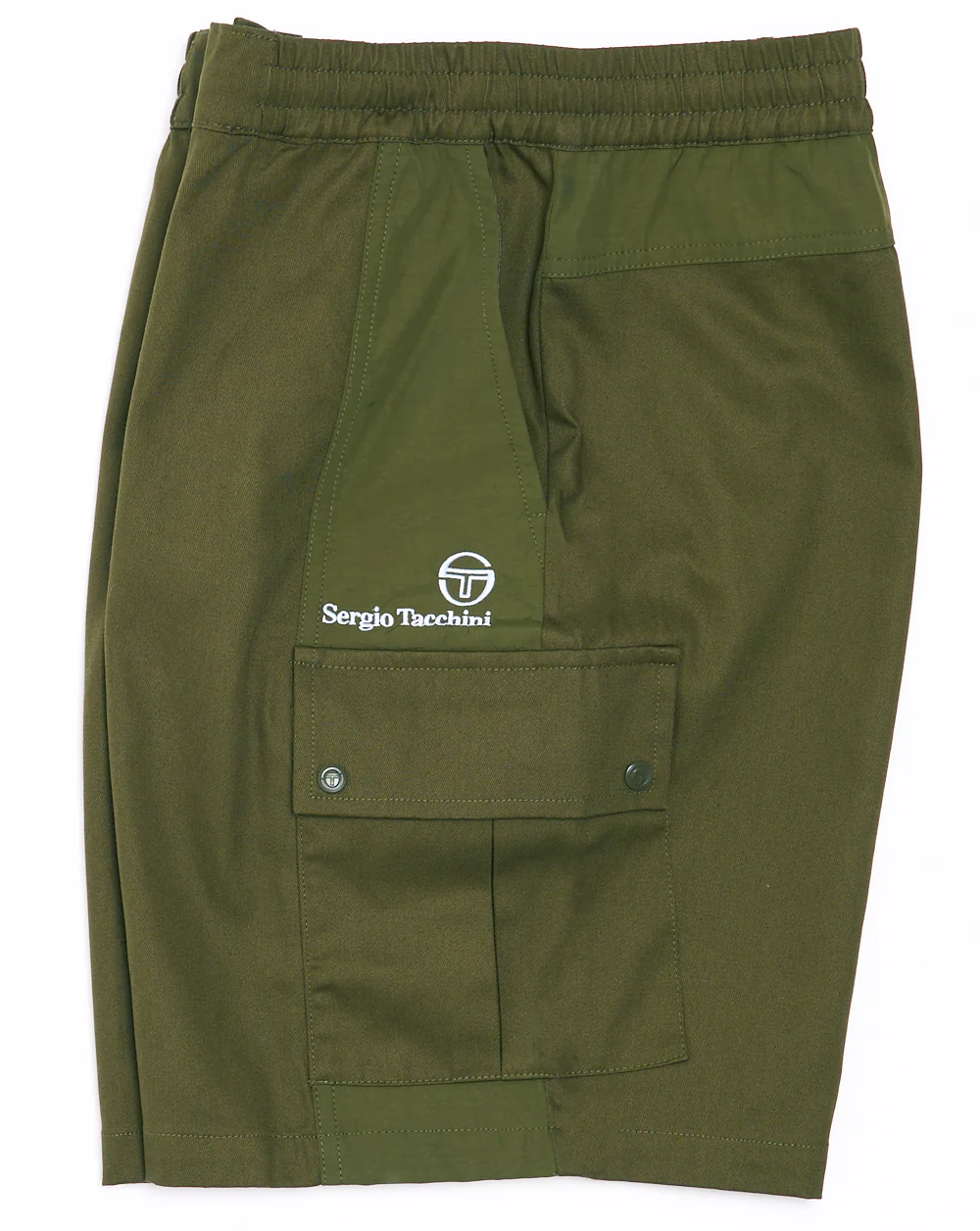 Sergio Tacchini Calisti Cargo Shorts Dark Olive - Image 5
