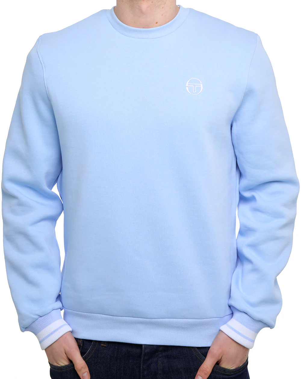 Sergio Tacchini Logo Sweat Sky Blue