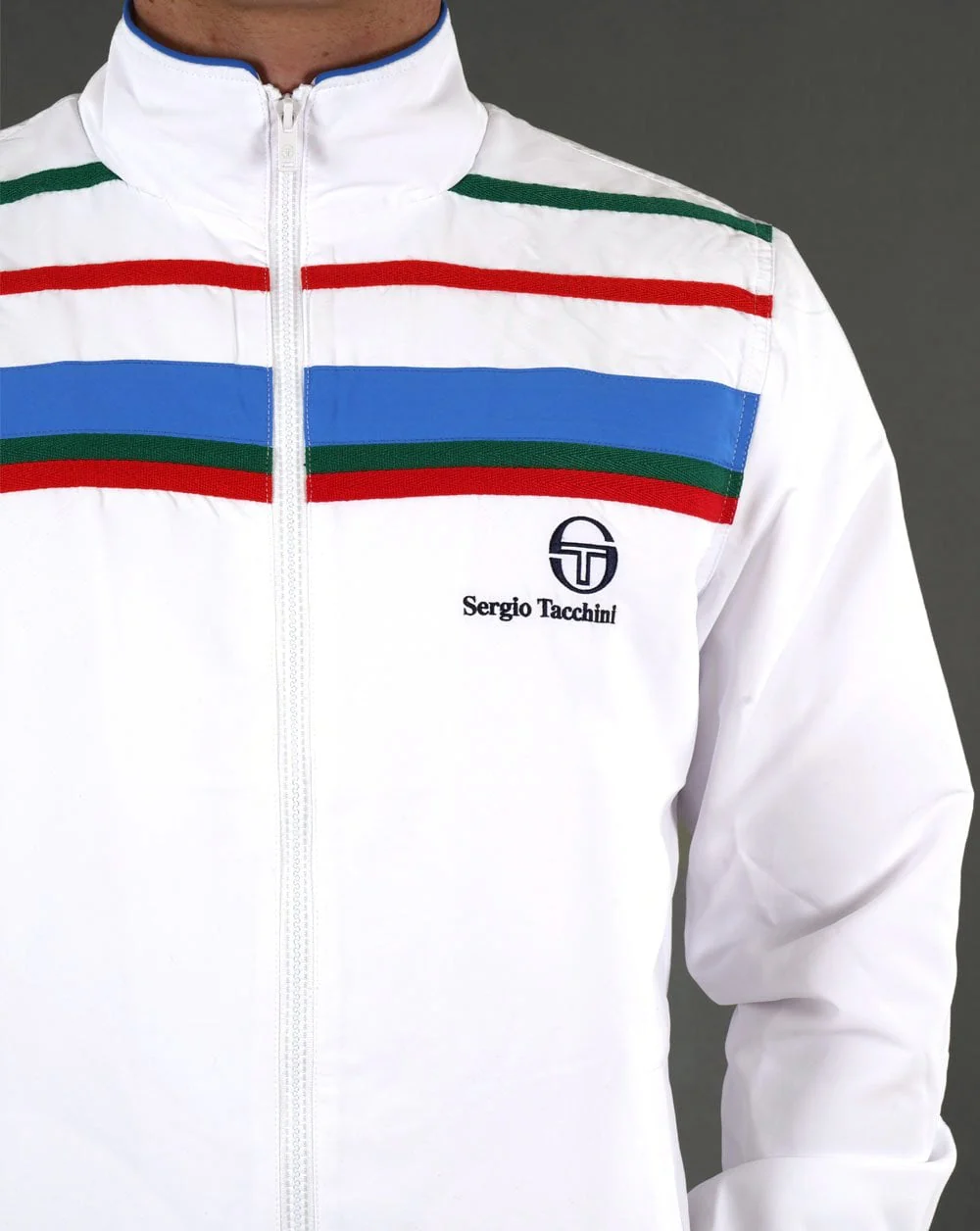 Sergio Tacchini Denver Track Jacket White - Image 2