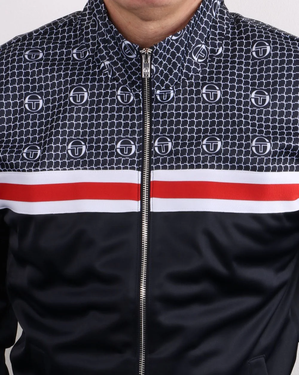 Sergio Tacchini Firence Track Top Navy - Multi - Image 4