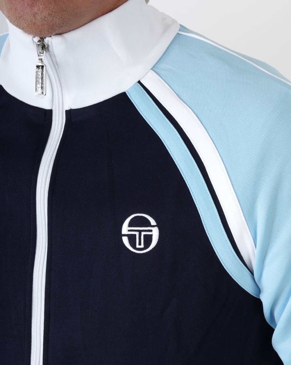 Sergio Tacchini Ghibli Track Top Navy / Sky - Image 4