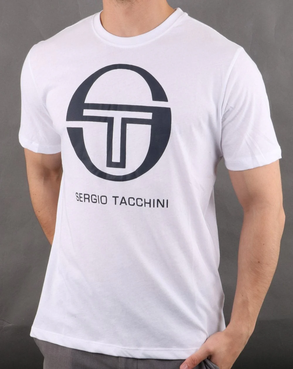 Sergio Tacchini Iberis T-shirt White/navy - Image 2