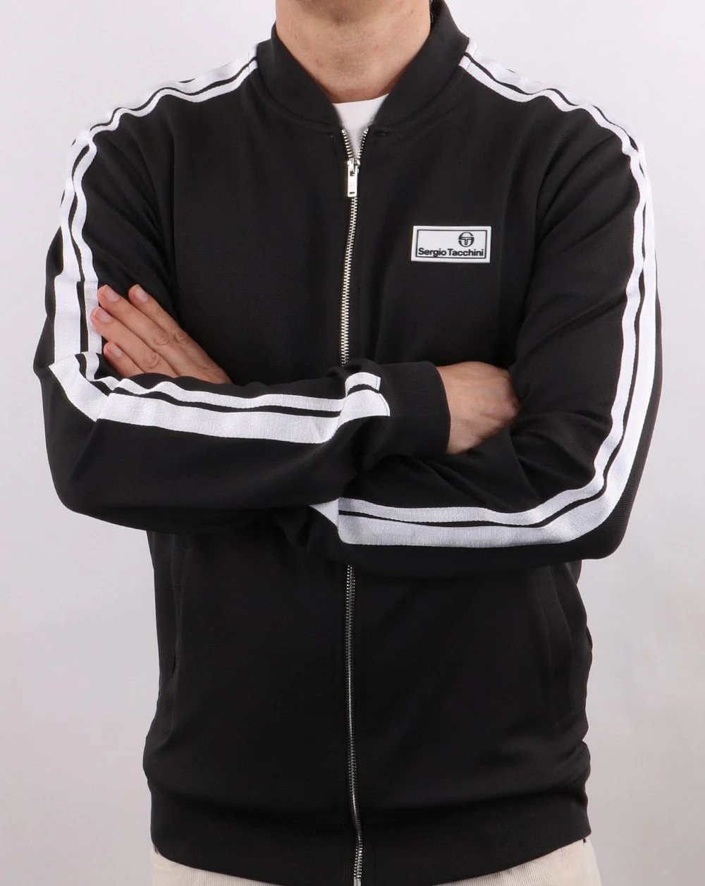 Sergio Tacchini Lazio Track Top Charcoal