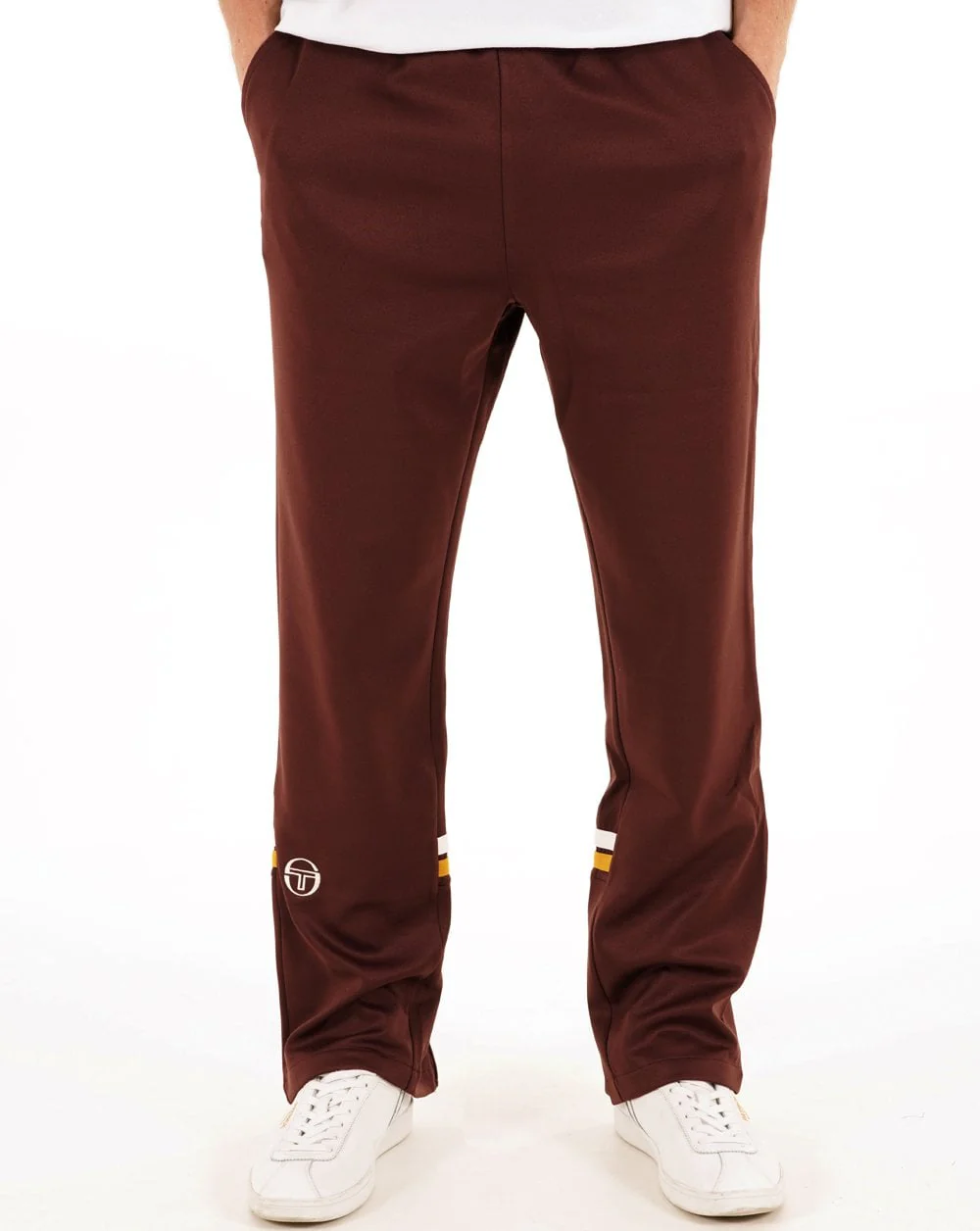 Sergio Tacchini Mambo Track Pants Dark Chocolate - Image 3