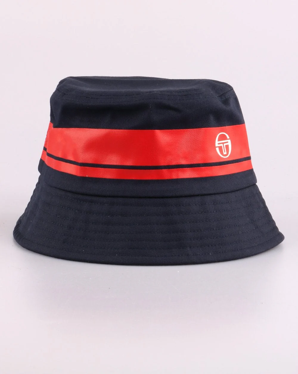 Sergio Tacchini Masters Bucket Hat Navy/red - Image 2