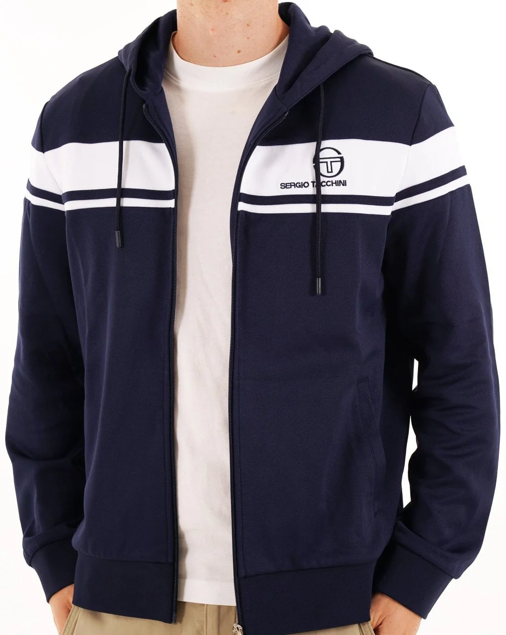 Sergio Tacchini Masters Hood Navy - Image 2