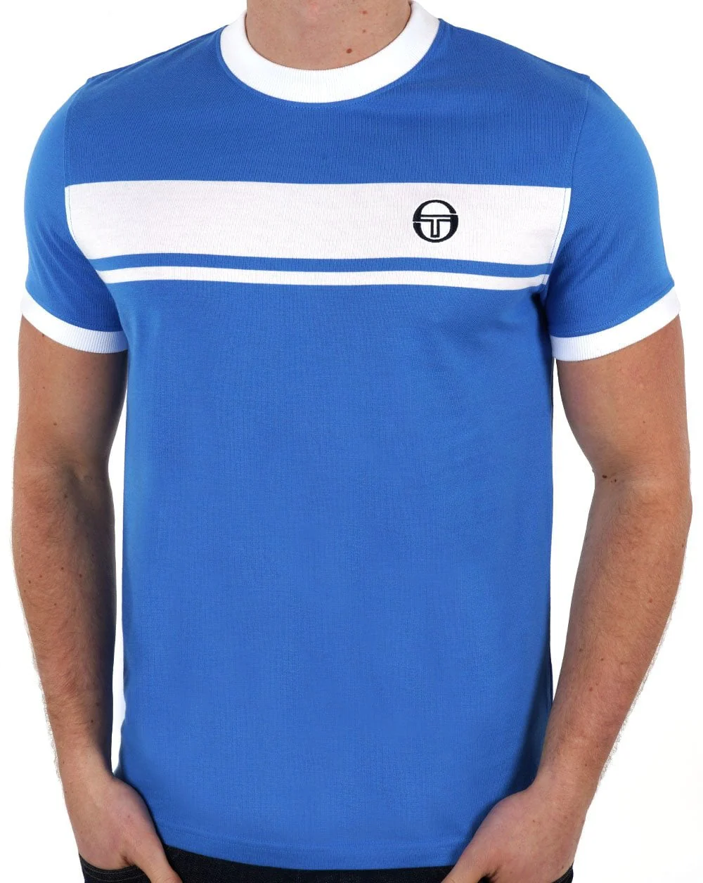 Sergio Tacchini Masters T Shirt Blue/White
