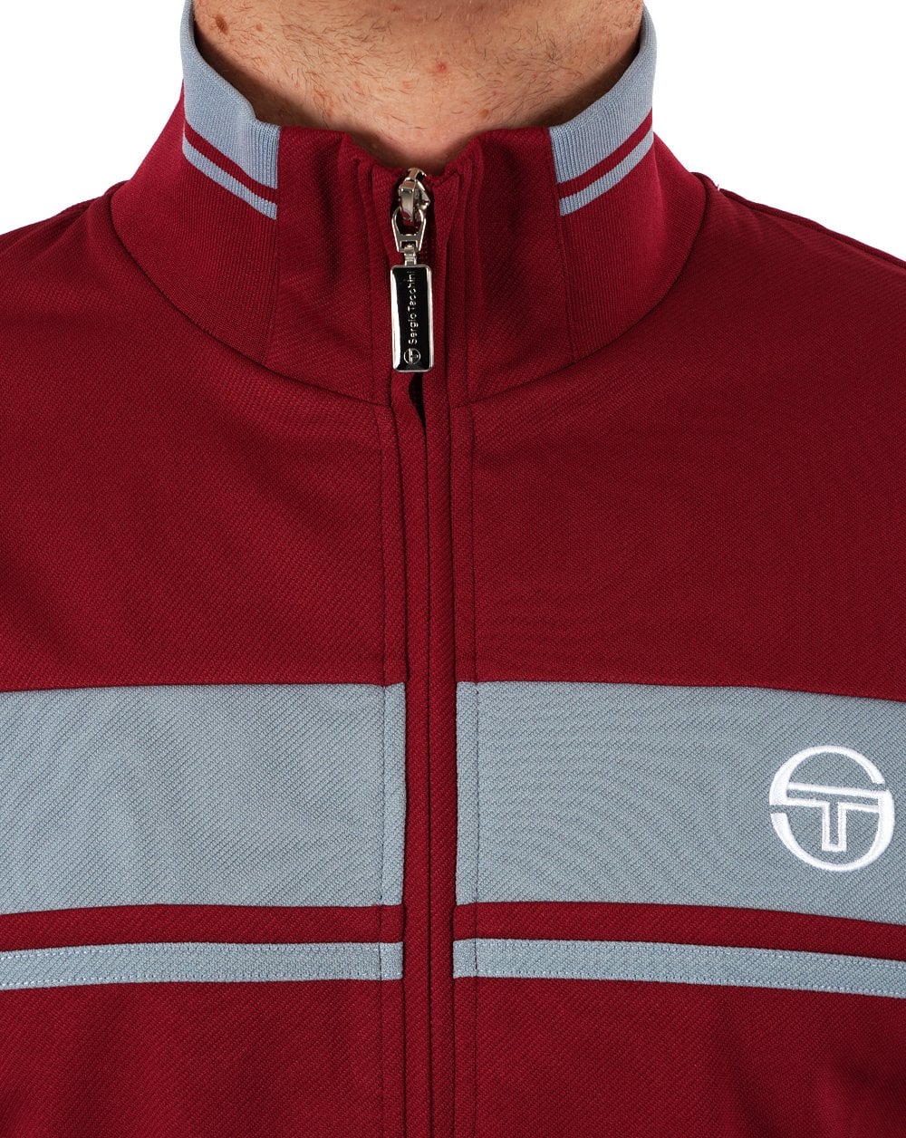 Sergio Tacchini Masters Track Top Claret Blue - Image 2