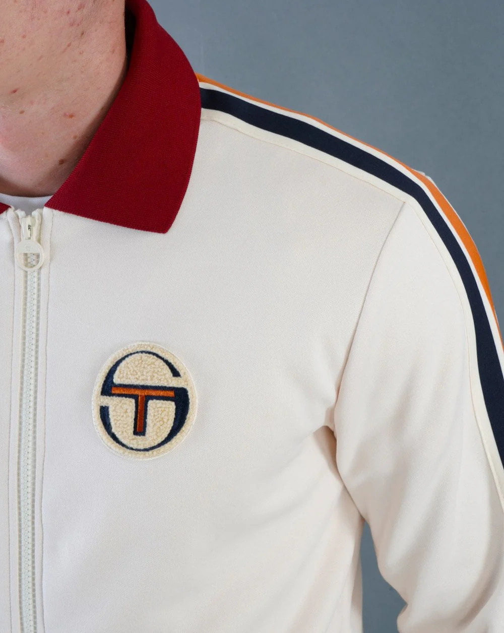 Sergio Tacchini Monte Track Top Buttercream - Image 2