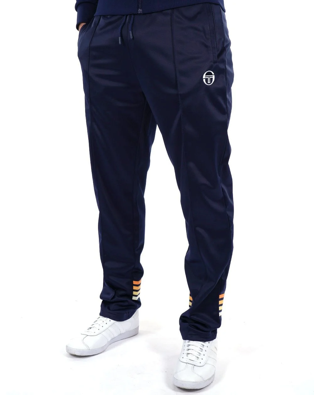 Sergio Tacchini Multi Stripe Track Pants Navy Blue