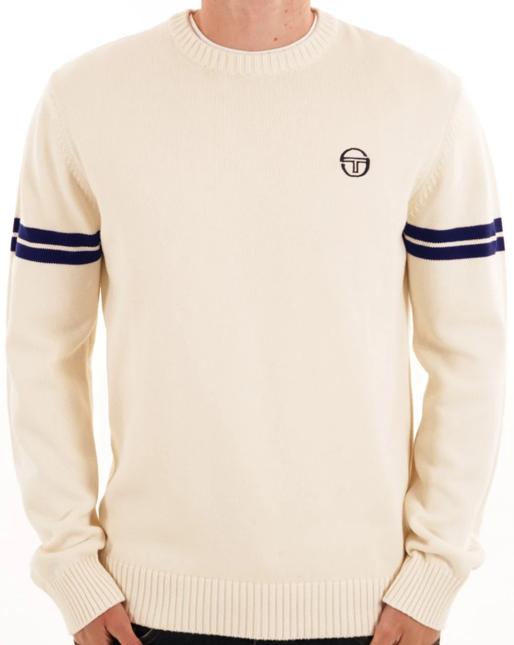 Sergio Tacchini New Orion Knit Jumper Gardenia
