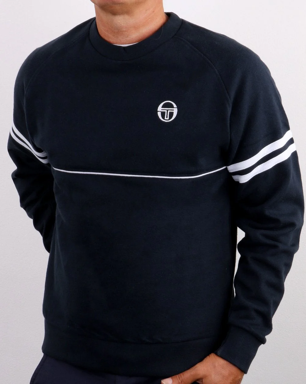 Sergio Tacchini Orion Sweatshirt Navy/white