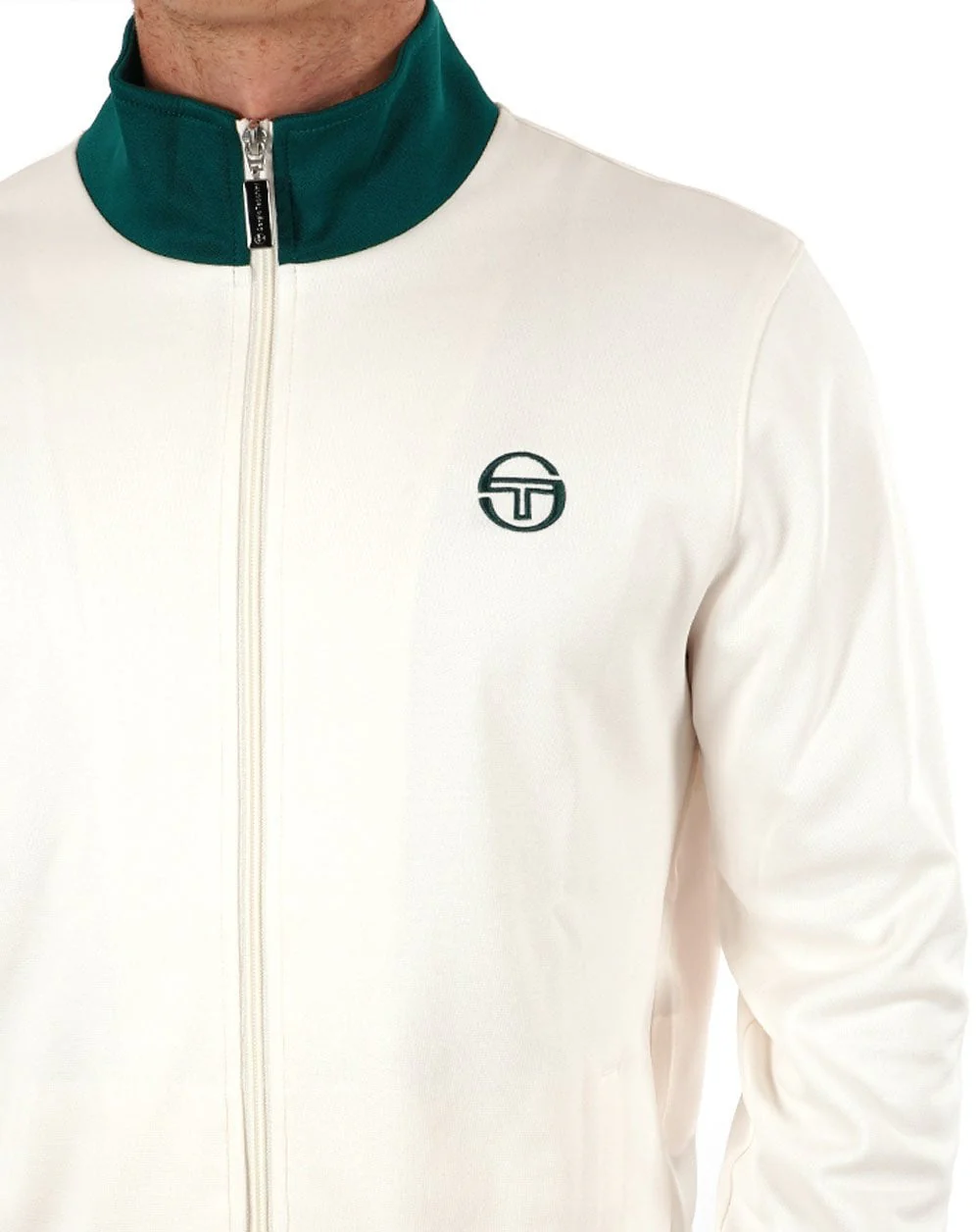 Sergio Tacchini Retro Track Top Gardenia Green - Image 2