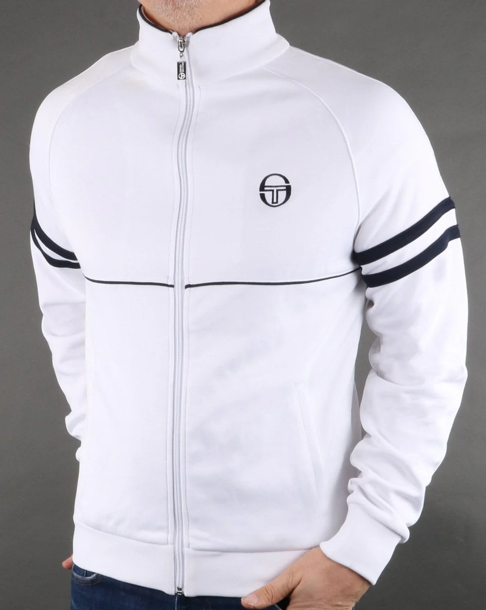 Sergio Tacchini Star Track Top White - Image 2