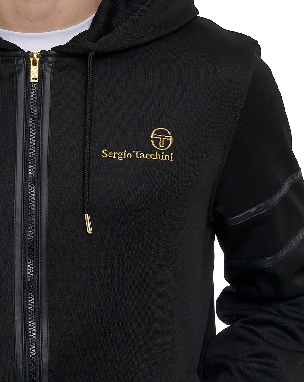 Sergio Tacchini Strada Hoodie Black - Image 4