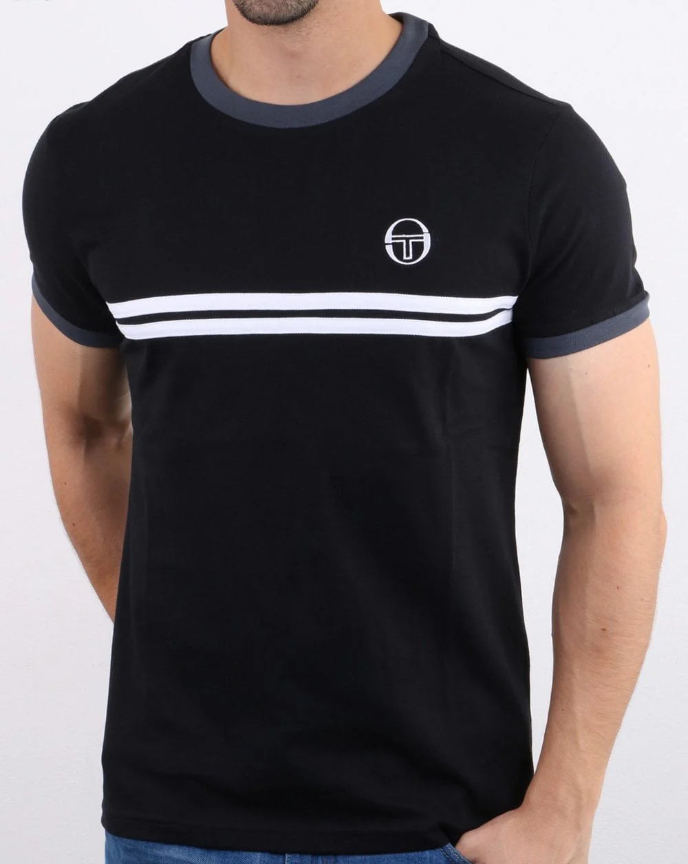Sergio Tacchini Supermac T-shirt Black/ebony - Image 2