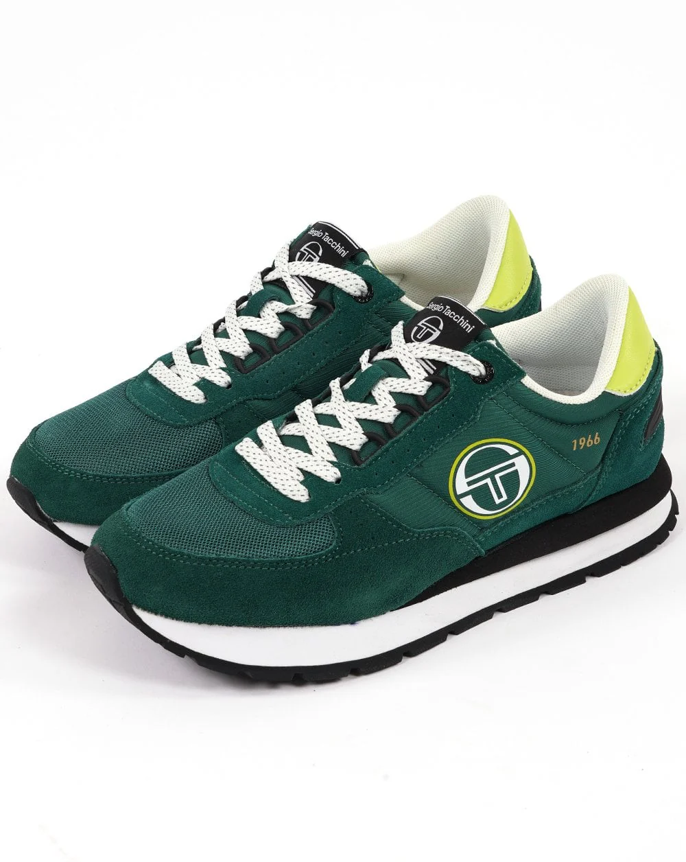 Sergio Tacchini Venezia Trainers Green/Black - Image 2