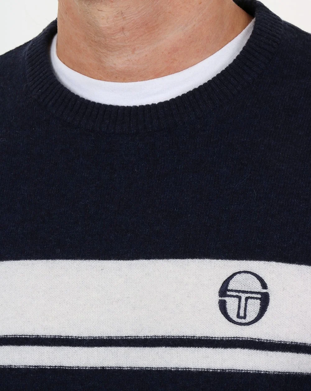 Sergio Tacchini Young Line Jumper Navy/Ivory - Image 2