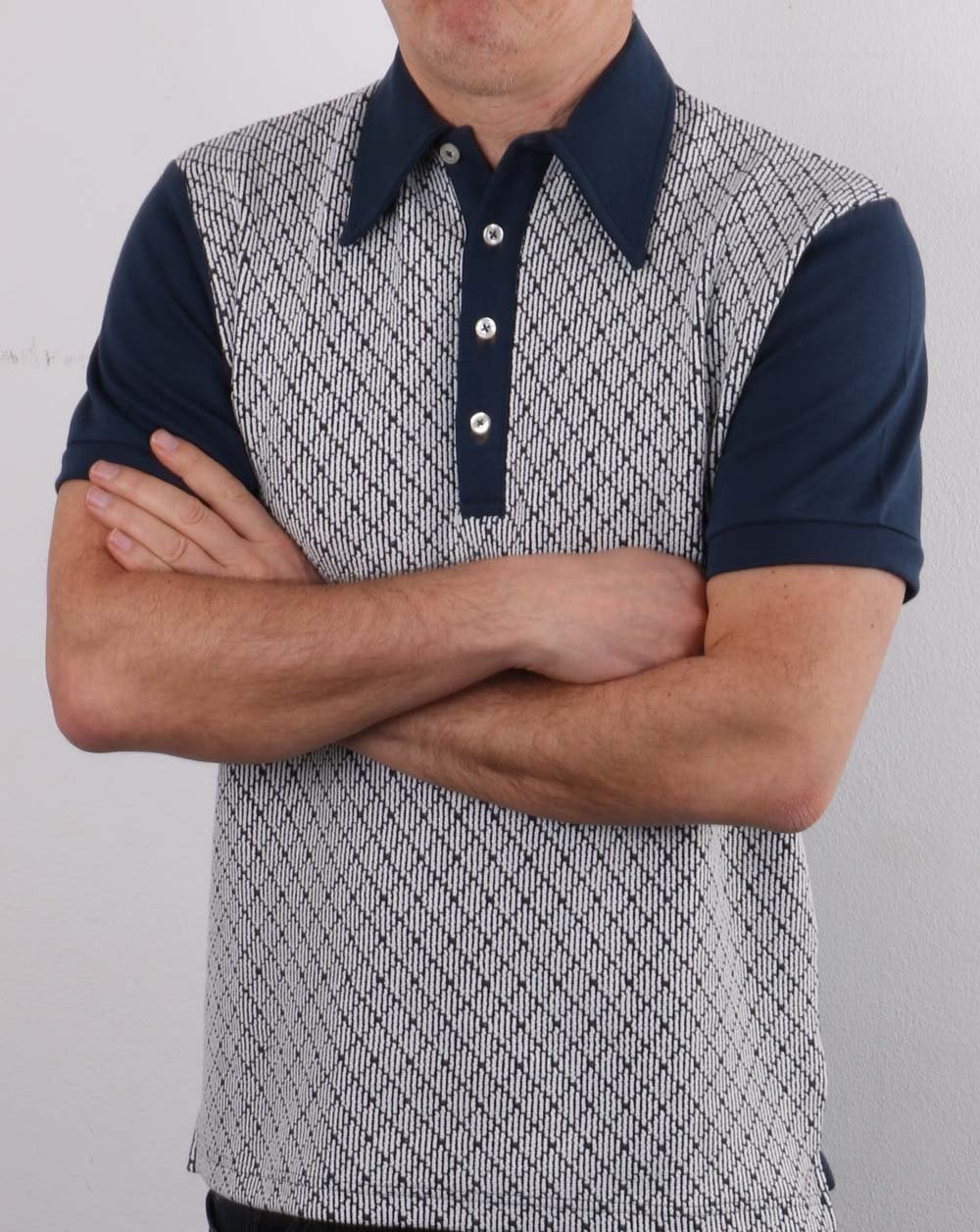 Ska & Soul Vintage Soul Boy Polo Navy - Image 2