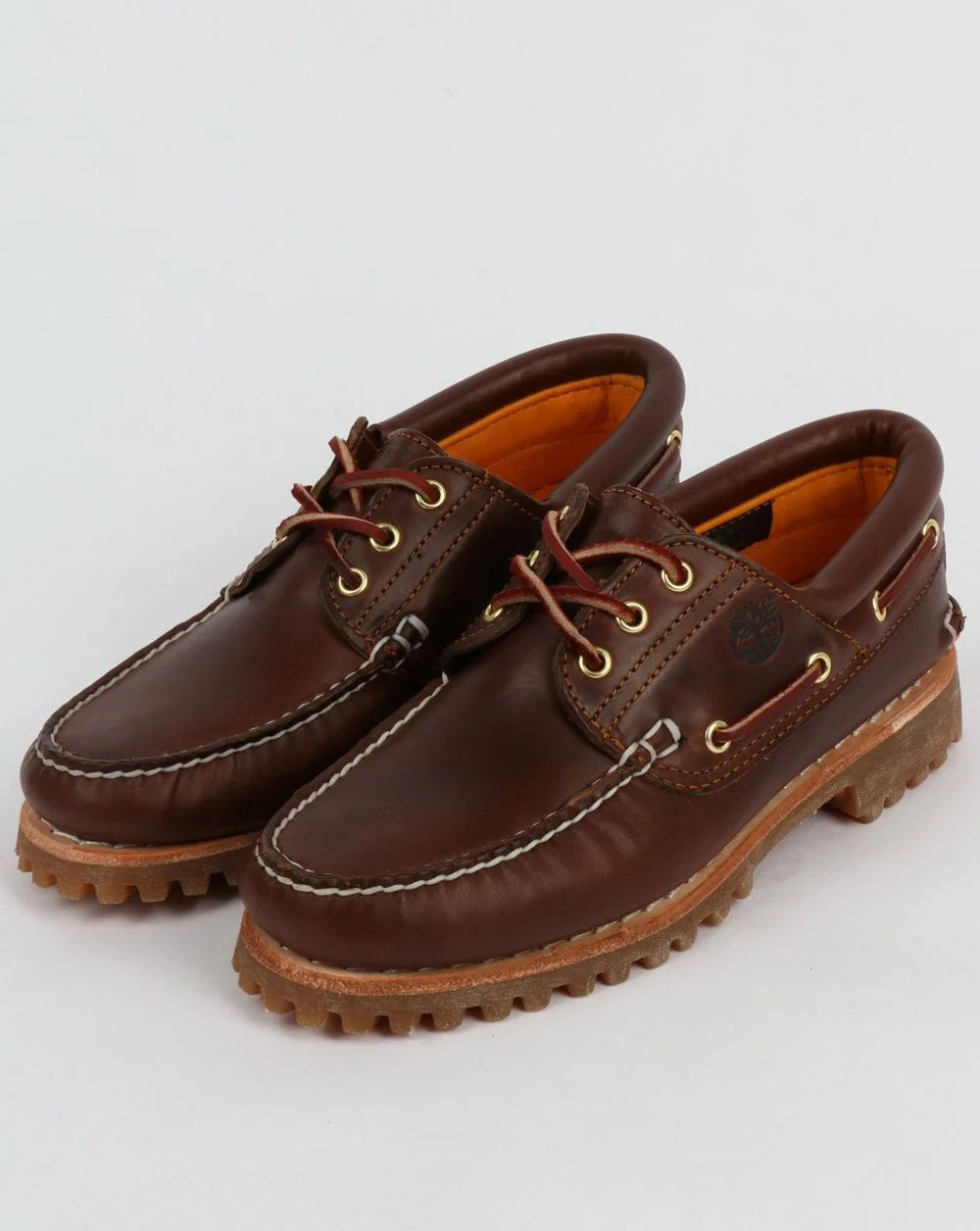 Timberland Authentics 3 Eye Classic Brown Shoes