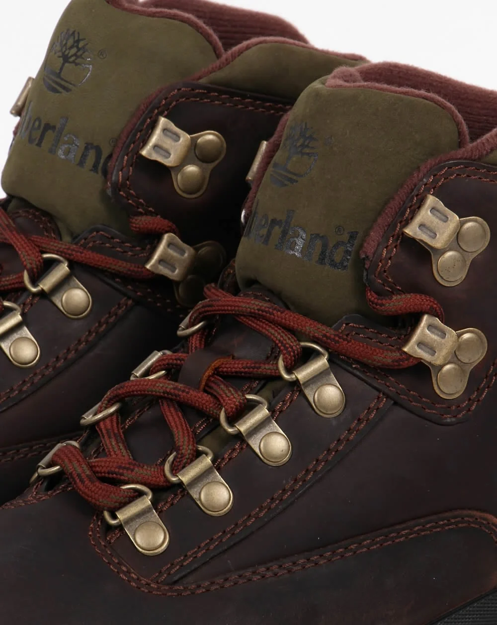 Timberland Euro Leather Hiker Boots Brown Smooth - Image 2