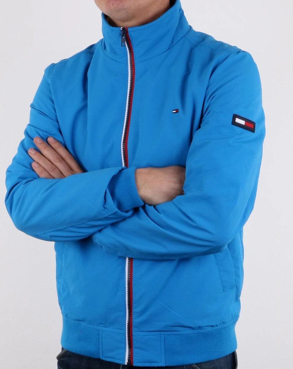 Tommy Hilfiger Bomber Jacket Brilliant Blue - Image 3