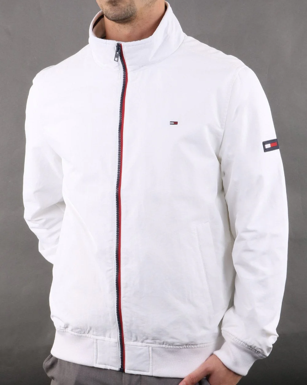 Tommy Hilfiger Bomber Jacket White - Image 2