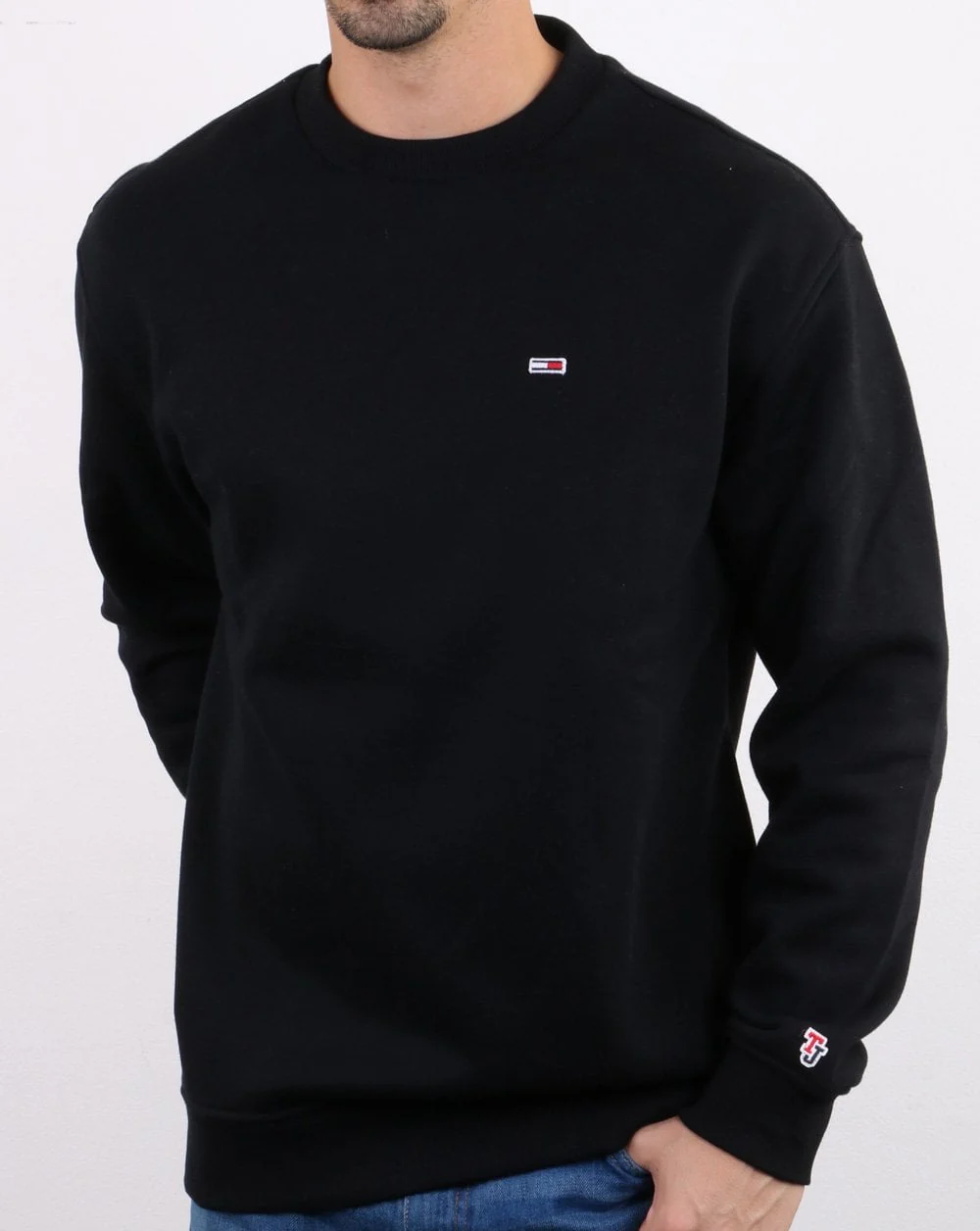 Tommy Hilfiger Classic Crew Neck Sweatshirt Tommy Black - Image 2