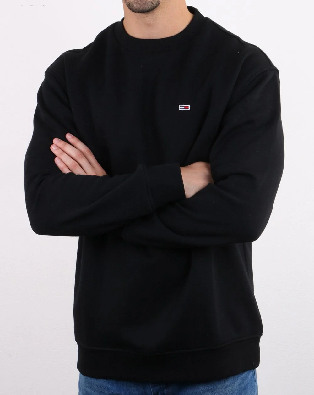 Tommy Hilfiger Classic Crew Neck Sweatshirt Tommy Black - Image 3