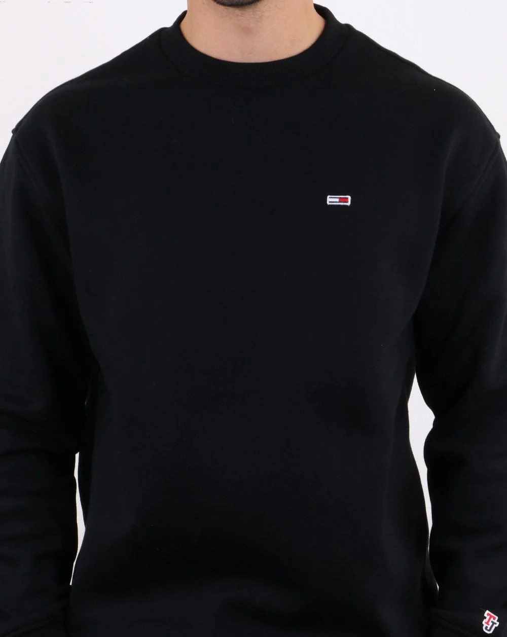 Tommy Hilfiger Classic Crew Neck Sweatshirt Tommy Black - Image 4