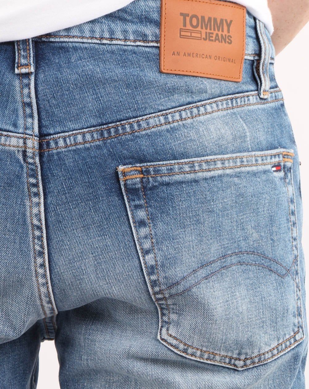 Tommy Hilfiger Ryan Straight Fit Jean Elk Mid Blue - Image 4