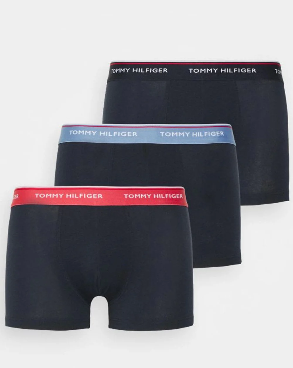 Tommy Hilfiger Triple Pack Trunks Sky/Navy Blue/Red