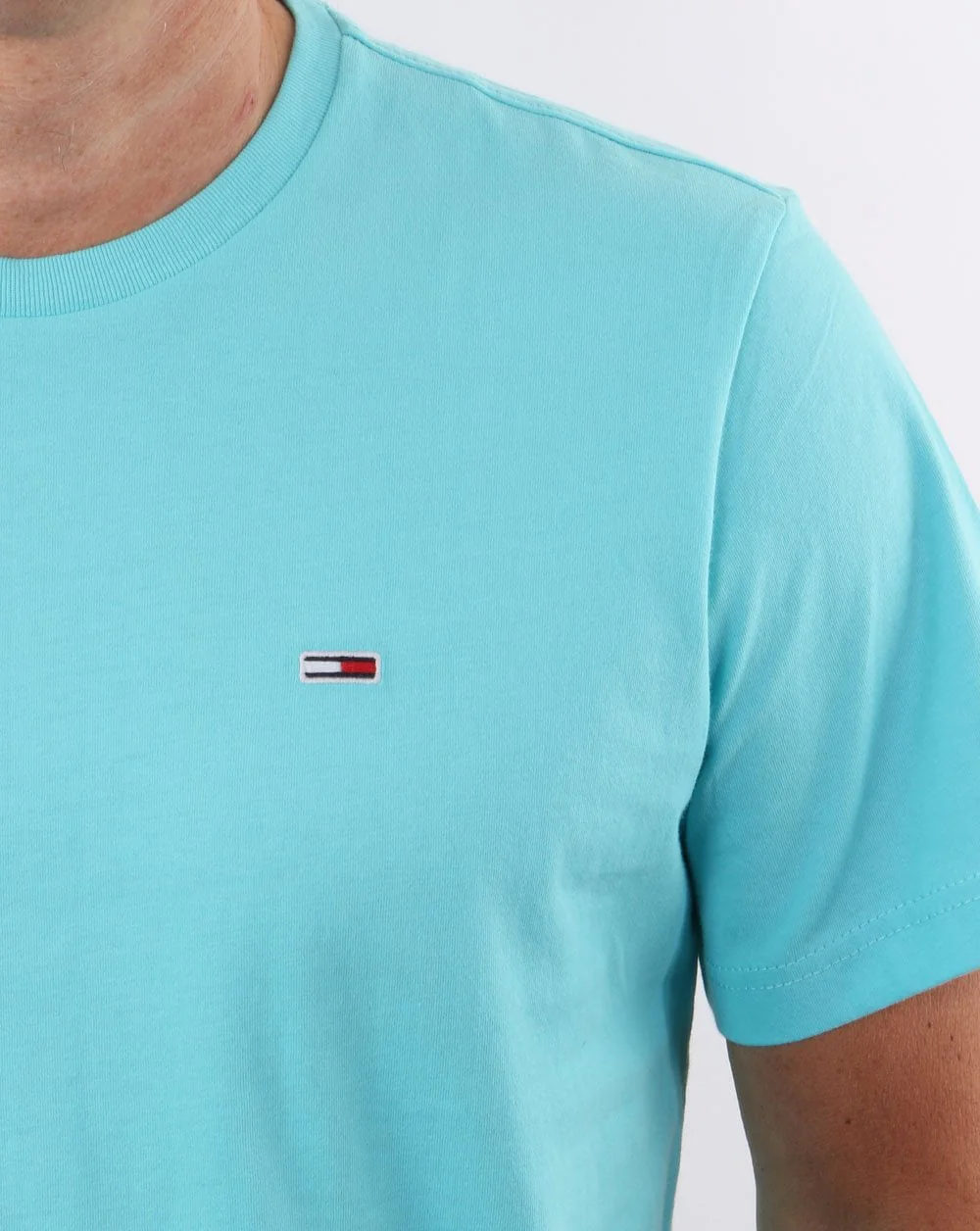 Tommy Jeans Classics T-shirt Aqua Blue - Image 3
