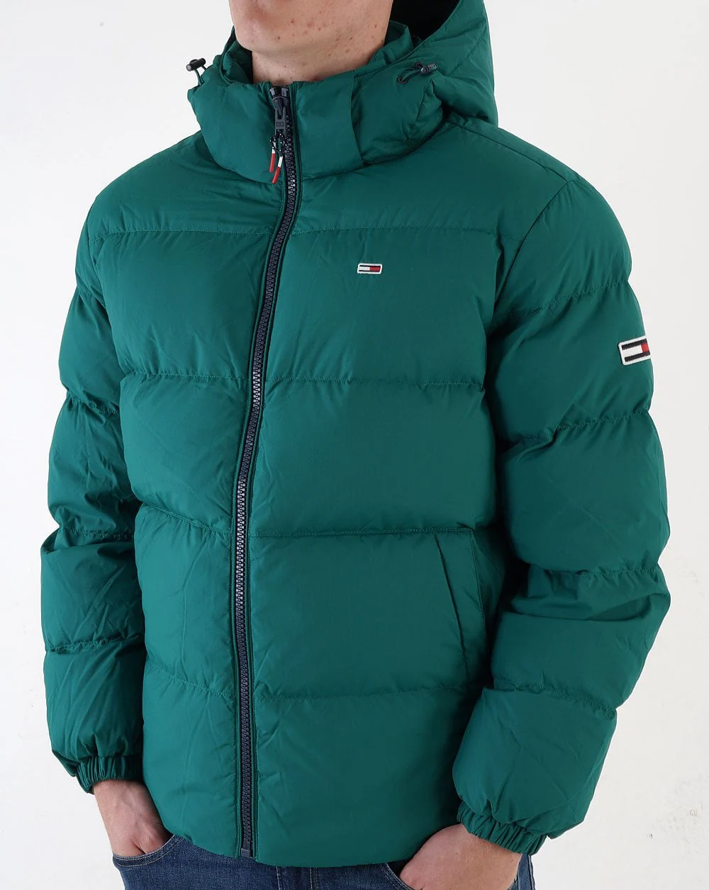 Tommy Jeans Essential Down Jacket Green - Image 2