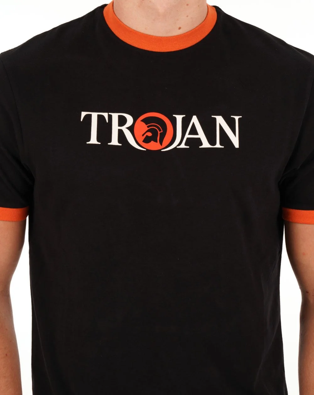 Trojan Helmet Logo T-shirt Black - Image 2