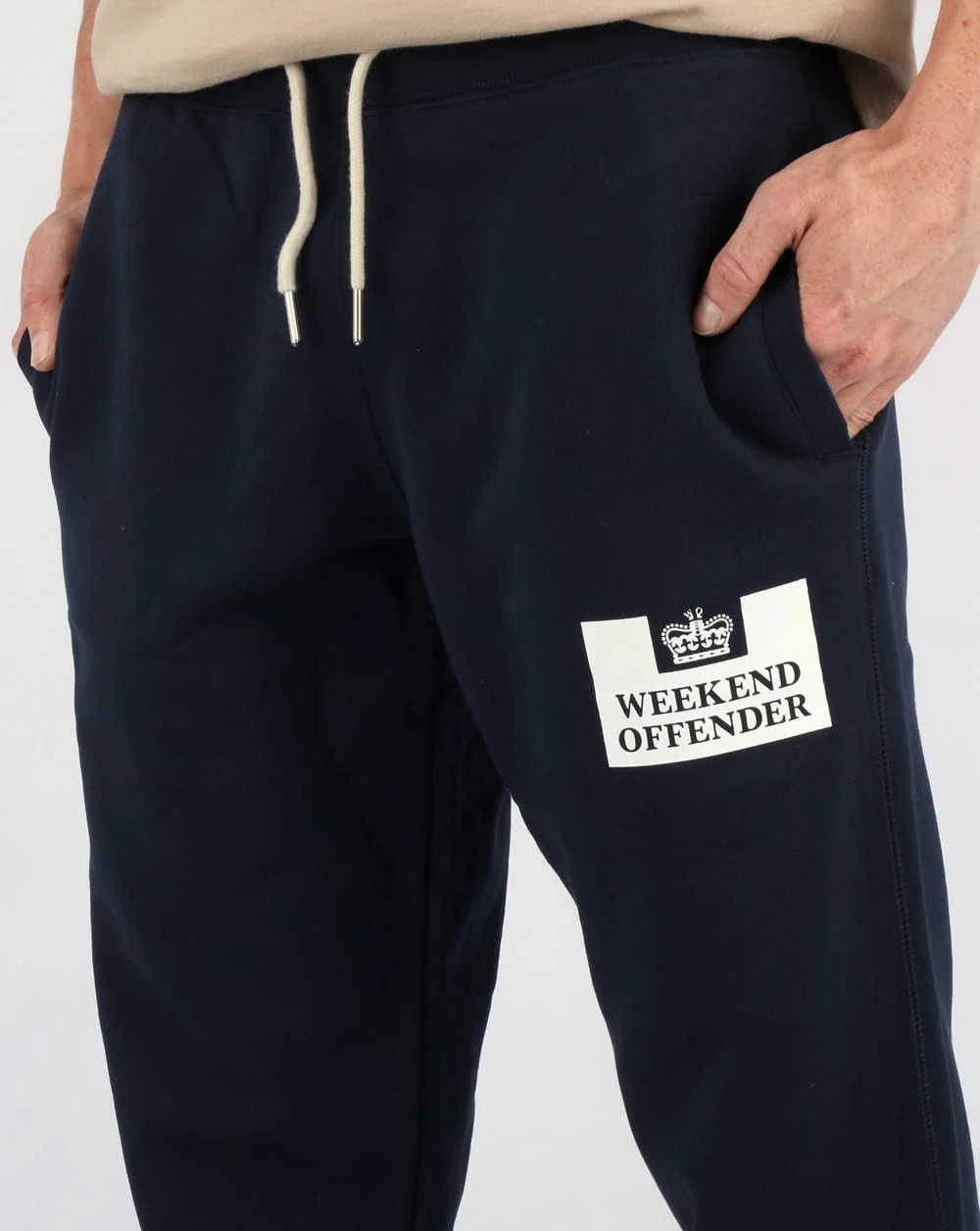 Weekend Offender Classic Jog Pant Navy - Image 2