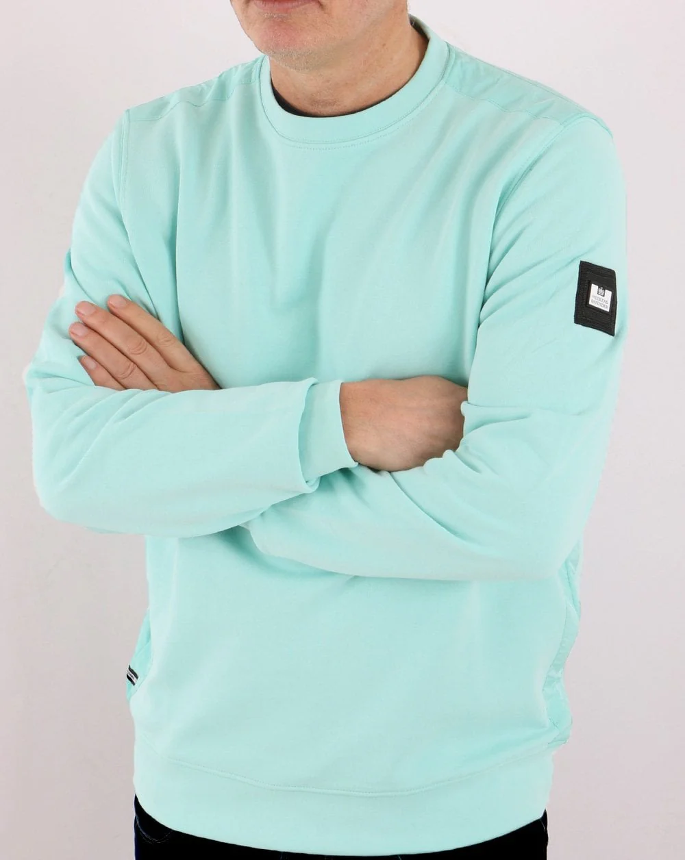 Weekend Offender F Bomb Sweatshirt Aqua - Image 3