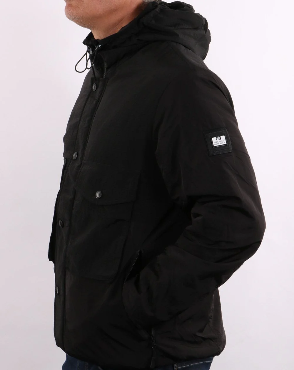 Weekend Offender Garbrndt Hooded Jacket Black - Image 5