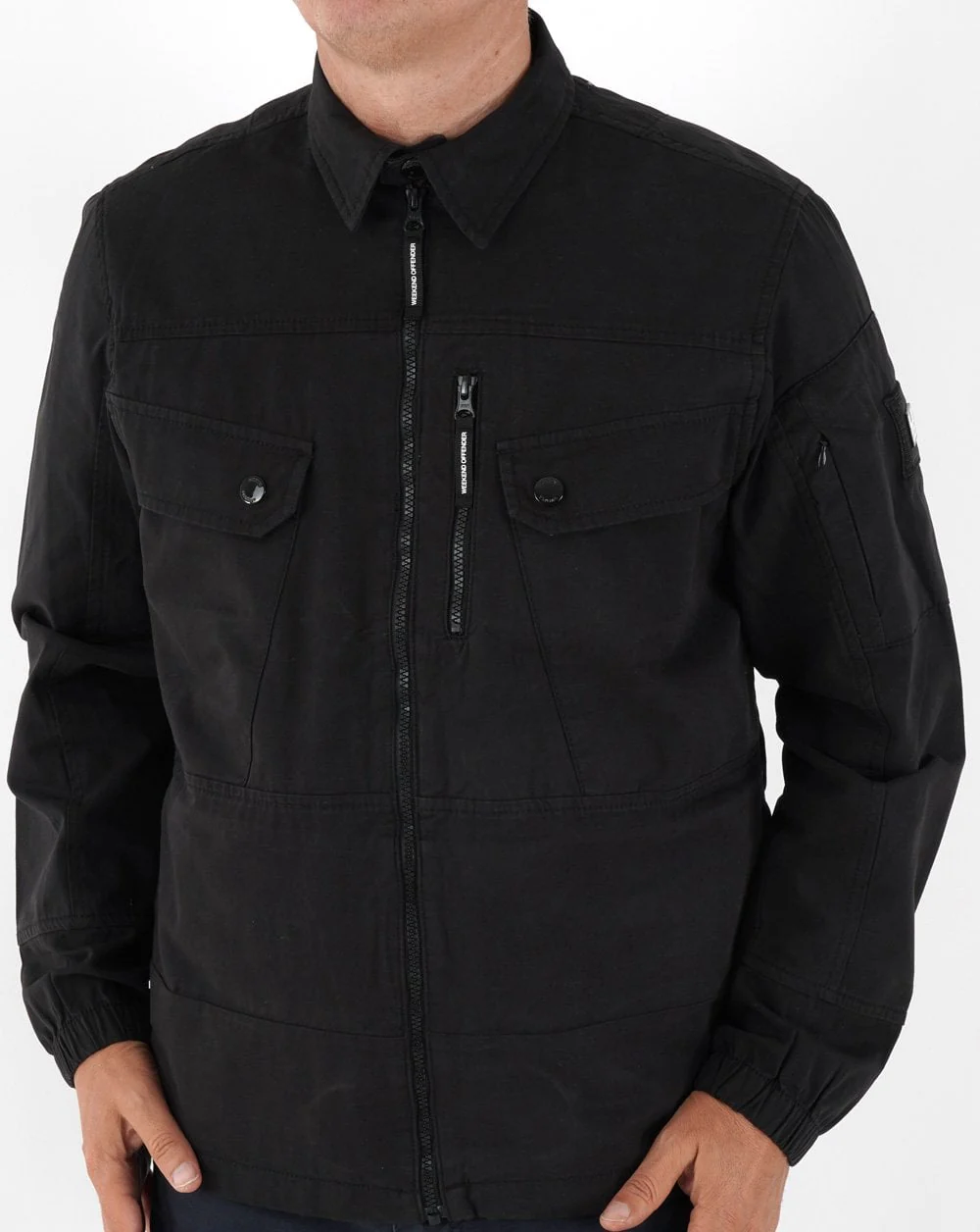 Weekend Offender Helsinki Overshirt Black - Image 2