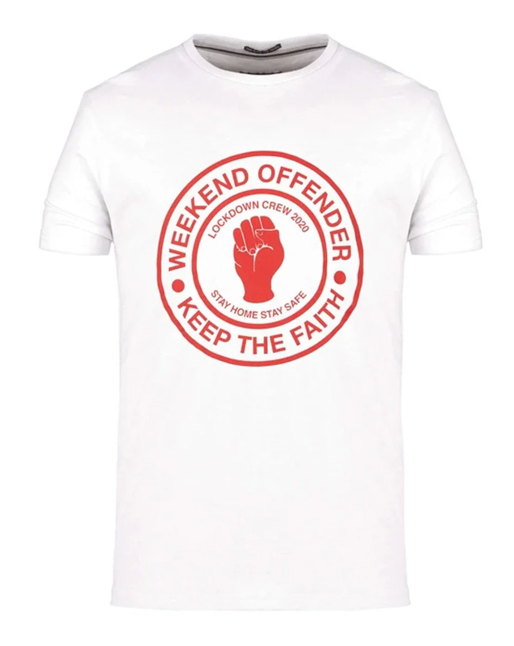 Weekend Offender Keep The Faith Tee White/Red