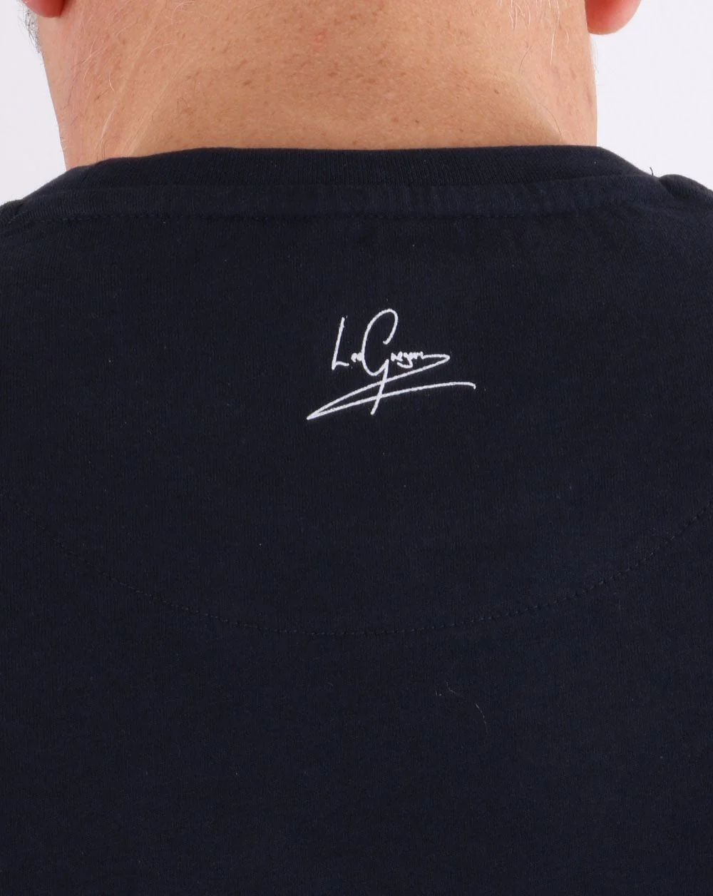 Weekend Offender Leo Gregory Tee Navy - Image 4