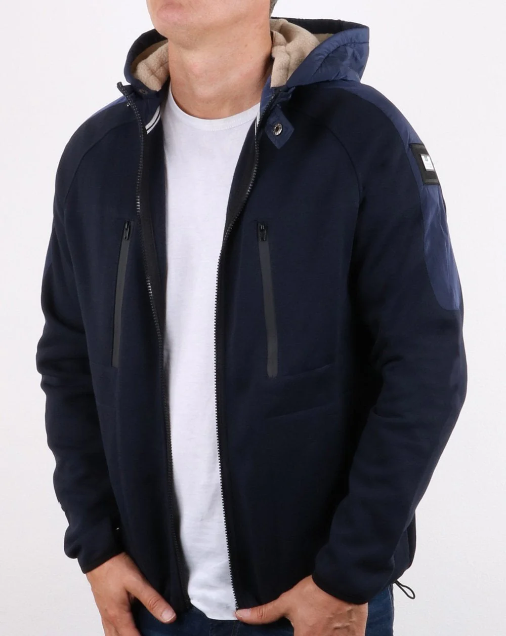 Weekend Offender Mclarnin Hoody Navy - Image 4