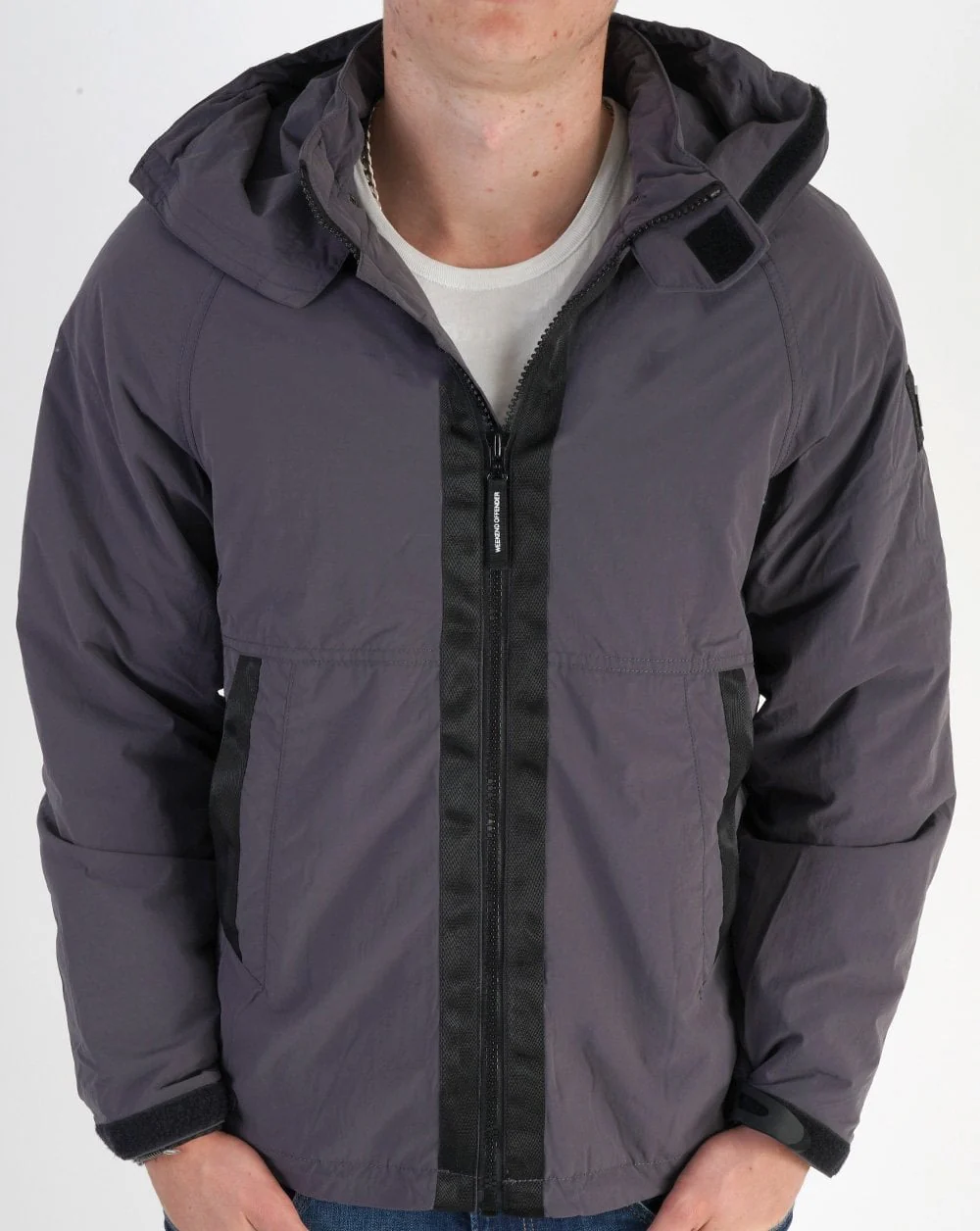 Weekend Offender Padded Vienna Jacket Anthracite - Image 3