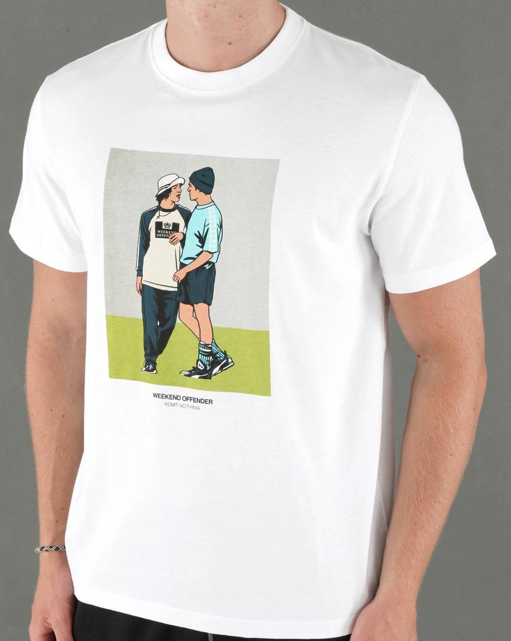 Weekend Offender Parklife T-shirt White - Image 3