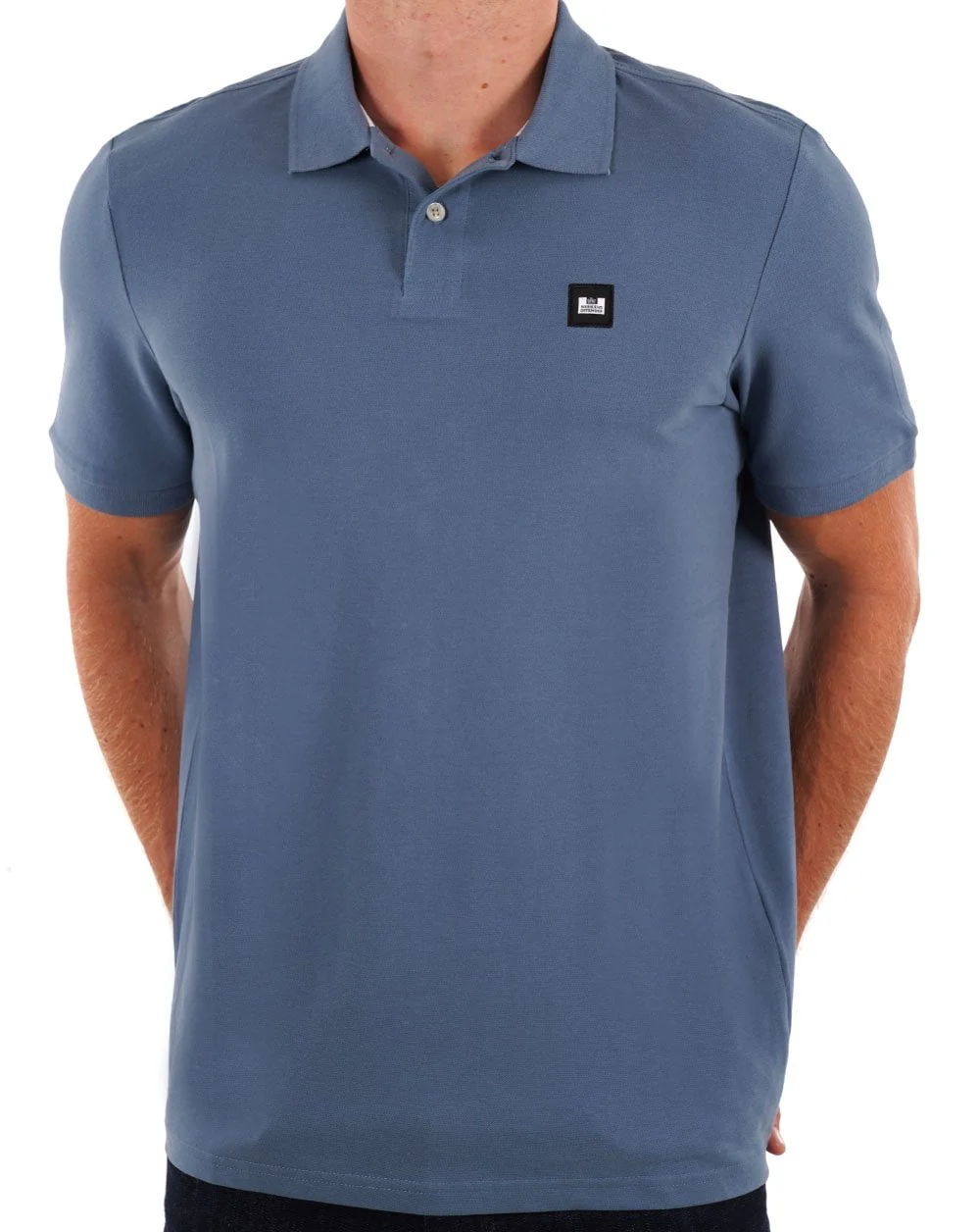 Weekend Offender Polo Shirt Baltic Blue - Image 3